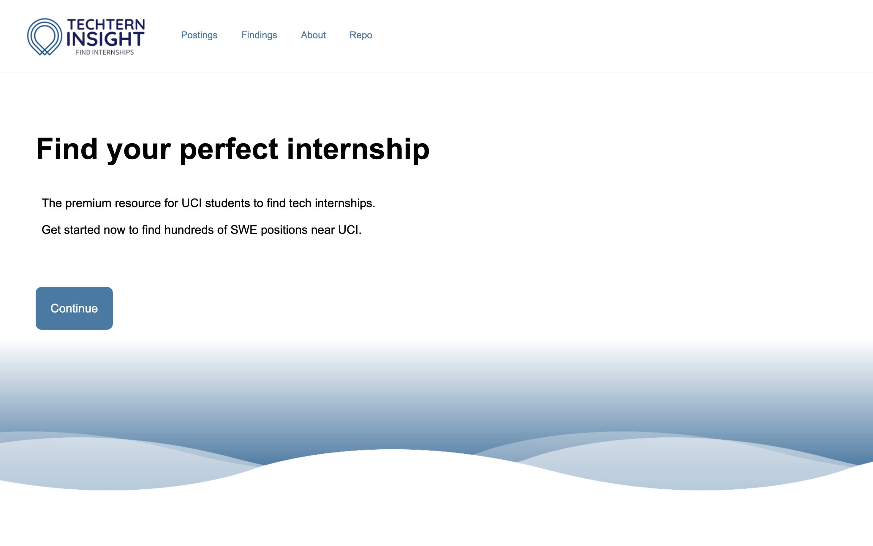 Techtern-Insight Landing Page